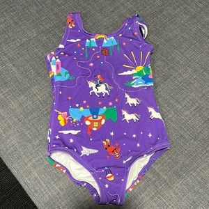 Hanna Andersson Size 4 Magical Land One-Piece Swimsuit